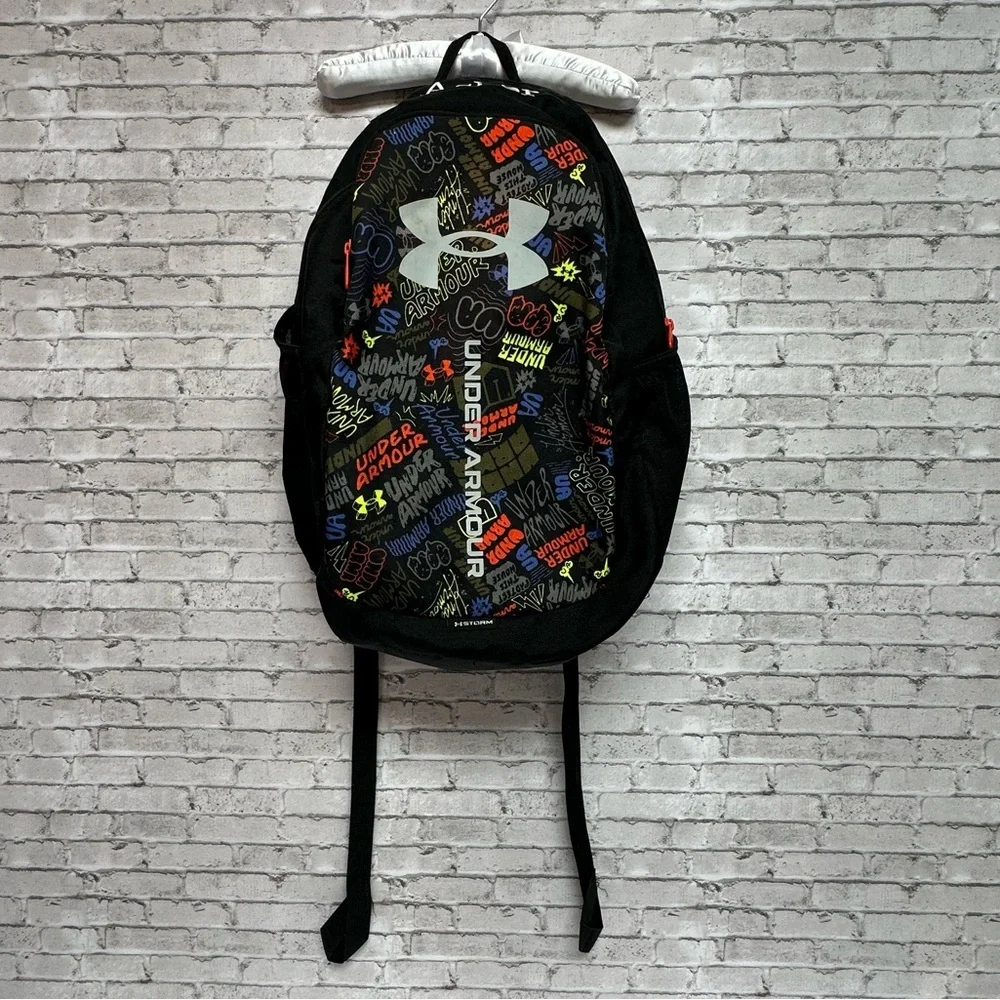 UNDER ARMOUR HUSTLESPORT Bookbag Backpack ASHER Personalized 21in X 16in READ